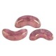 Cuentas de vidrio Arcos® par Puca® - Rose opal bronze 71020/15496